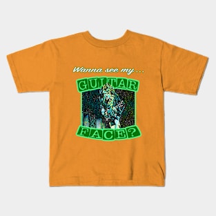 OG GUITARIST - Wanna See My Guitar Face? Kids T-Shirt